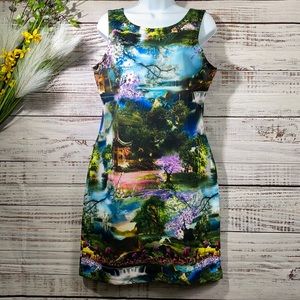 Colorful Sleeveless Bodycon Dress Size XL